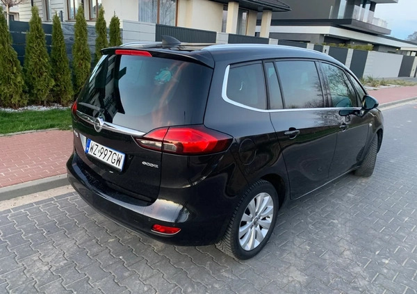 Opel Zafira cena 43200 przebieg: 180000, rok produkcji 2016 z Warszawa małe 232